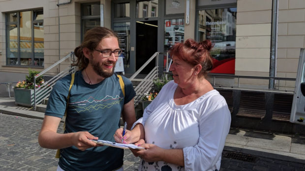 Unterschriftensammlung Altenburg