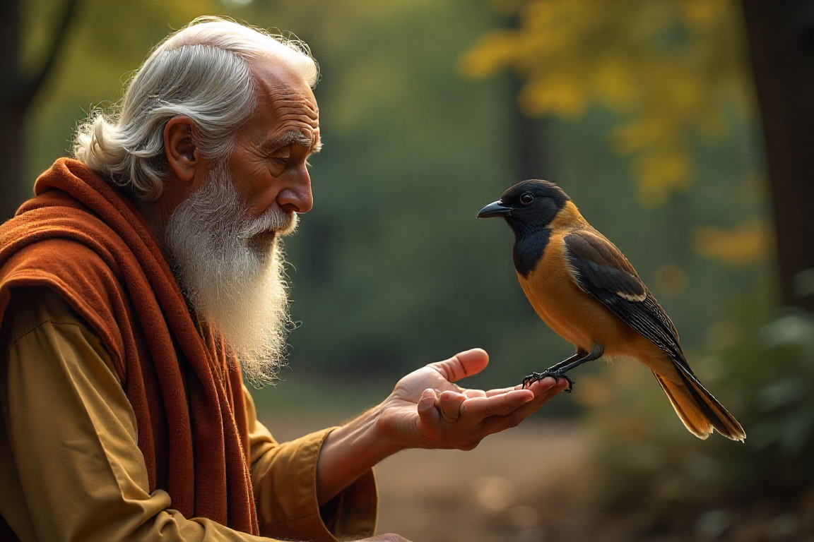 freepik__a-wise-man-in-a-close-up-view-with-a-bird-which-he__55323